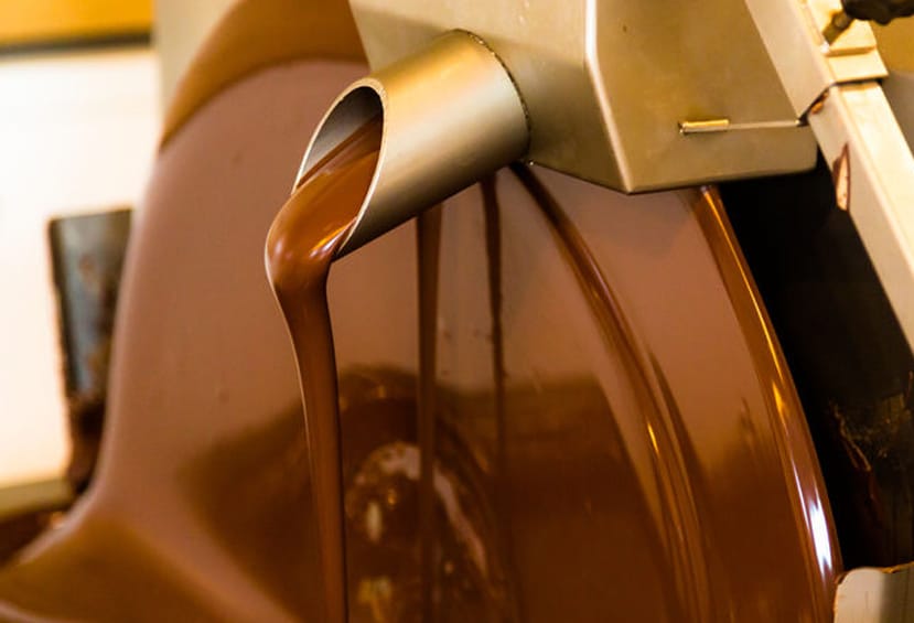 Production in choclate factory using magnetic separation solutions of Dutch Magnetics